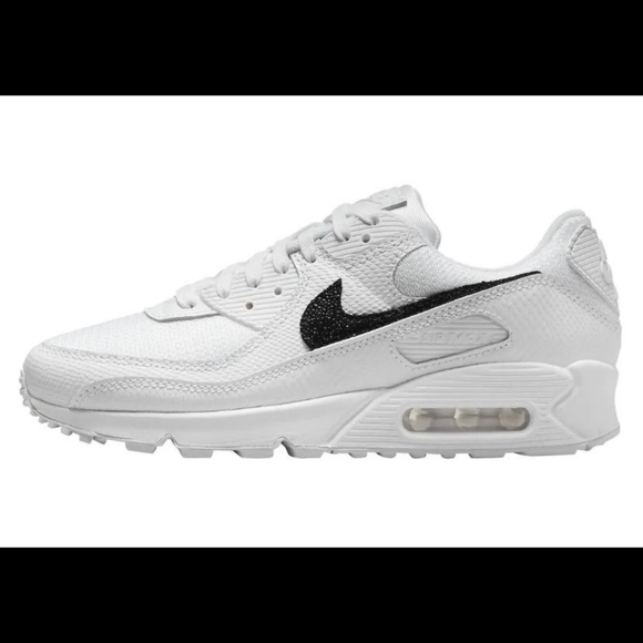 Nike Air Max 90 White Snakeskin Black Stingray DZ5212-100 Womens New Size 7 - Picture 2 of 6